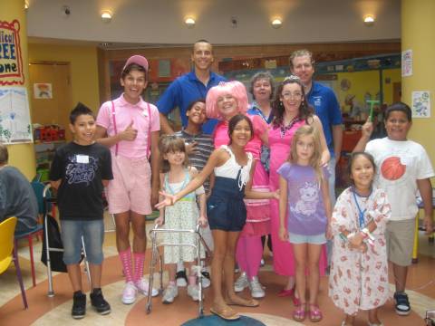 Pinkalicious at Children's Hospital